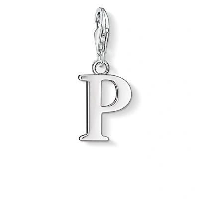 Afbeelding van Thomas Sabo Dames Charm hanger letter P 925 sterling zilver 0190 001 12