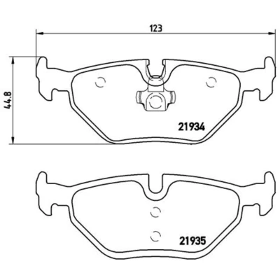 Afbeelding van Brembo Remblokset P 71 006