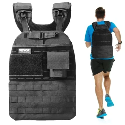 Afbeelding van VEVOR gewichtsvest hardloopvest trainingsvest met verstelbare gewichten 18,14 kg