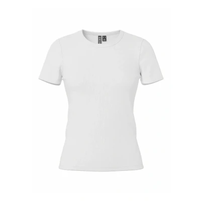 Afbeelding van Pieces T shirt Pcmay Ss Tee Jrs Noos Bc 17154483 Bright White Dames Maat XS