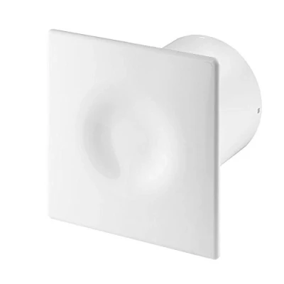 Afbeelding van Badkamerventilator SILENT Ø125mm 145m3/h Timer Vochtsensor Wit