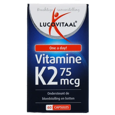 Afbeelding van Stapel tot 60% korting Lucovitaal Vitamine K2 75mcg (60 capsules)