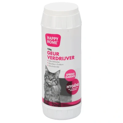 Afbeelding van Happy Home Kattenbak Geurverdrijver Kattenbakreinigingsmiddelen 750 g Spring Garden