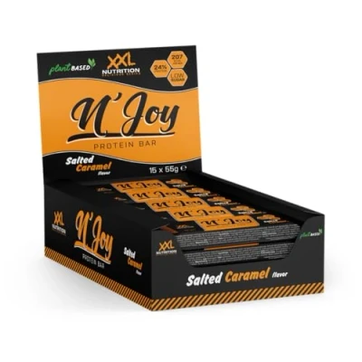 Afbeelding van 15x XXL Nutrition NJOY Proteïne Bar Vegan Caramel Zout 55 gr