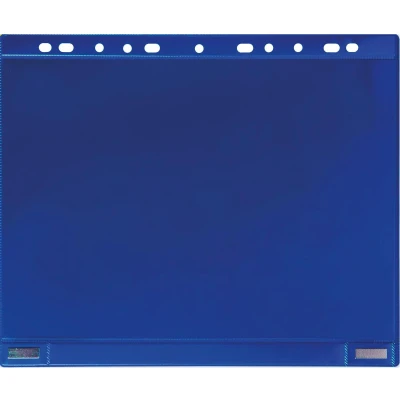 Afbeelding van Tarifold geperforeerde showtas, dubbelzijdig magnetisch, blauw, pak van 5 stuks documentenmap