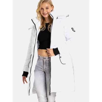 Afbeelding van Cipo &amp; Baxx Winterjas, Dames, Maat: Large, White
