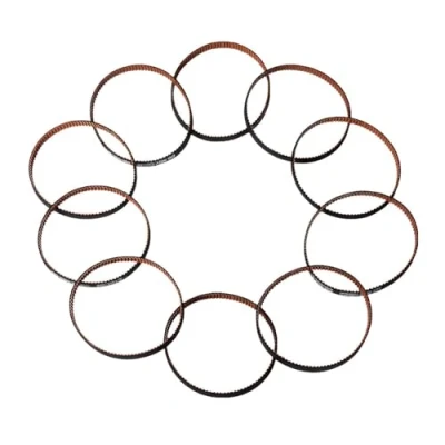 Afbeelding van BZ 3D 10 x 200mm GT2 Tandriem,200mm Gesloten Lus Riem 6mm Breedte,GT2 Distributieriem Closed Loop Timing Belt 6mm,Nylon Tandoppervlak Antislip Versie voor Printer.