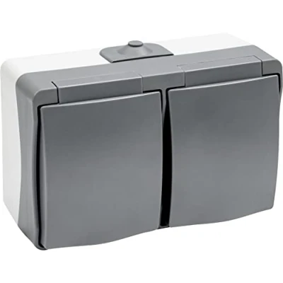 Afbeelding van Meister Cave Way 7407020 Spatbeschermkabel, IP44, doorsnede, 2,5 mm², grijs/Wet Room 7407020, grijs, 2 voudig horizontaal