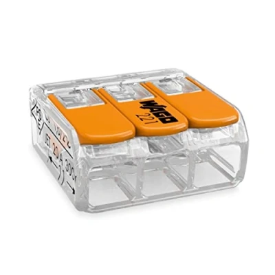 Afbeelding van WAGO Lasklem 221 Compact 3 voudig 0,2 4 mm², 10 stuks