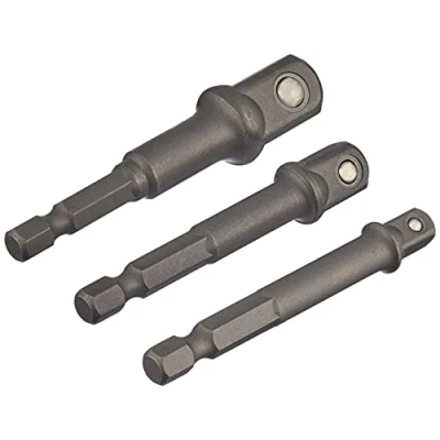 Afbeelding van Hikoki Adapter set Zeskant 1/4&quot; naar vierkant 3 delig