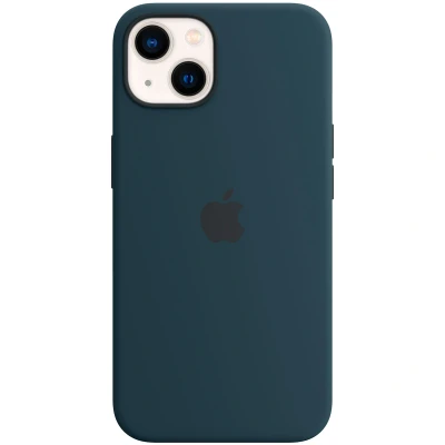 Afbeelding van Apple Silicone Case + MS iPhone 13 Abyss Blue