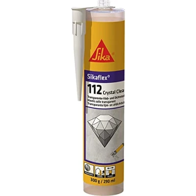 Afbeelding van Sikaflex 112 crystal clear 300 ml, transparant, patroon
