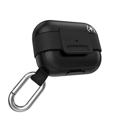 Afbeelding van Speck Presidio Clickflip Hoesje Geschikt voor Apple AirPods Pro 1 Gsm case Zwart