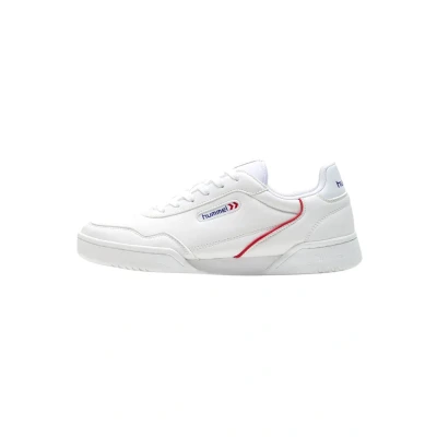 Afbeelding van hummel Veters Sneaker Low Forli Volwassen Maat, Wit rood blauw, 37 EU