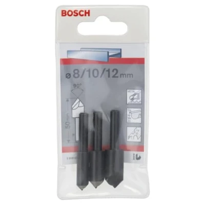 Afbeelding van Bosch accessoires 2 608 596 667 verzinkboor set van 3 50 mm, 6 8 8, 10, 12 mm