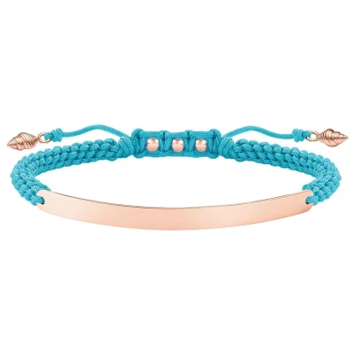 Afbeelding van Armband Dames Thomas Sabo LBA0062 597 1 Blauw Roze goud Zilver