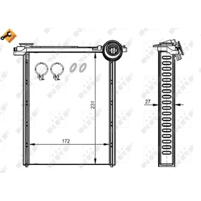 Afbeelding van Kachelradiateur, interieurverwarming NRF 54314