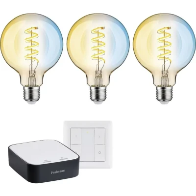 Afbeelding van 5195 Paulmann Home Starterkit verlichting E27 Energielabel: G (A G) Warmwit tot koudwit
