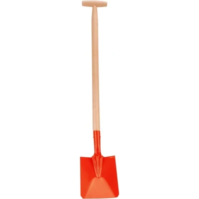 Afbeelding van Basic Metalen Schep Met Houten Steel 65 Cm Assorti