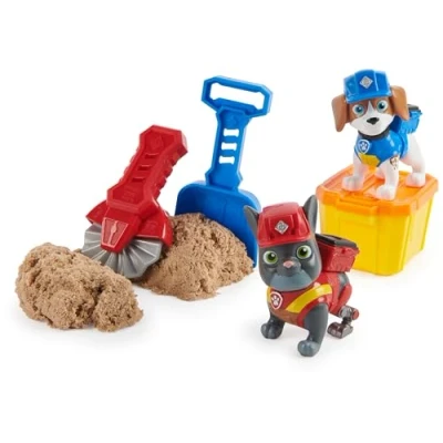 Afbeelding van Rubble &amp; Crew Charger en Wheeler Build It set met 85 g speelzand 2 stuks handgereedschap