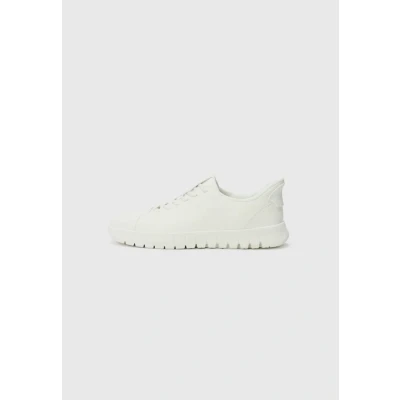 Afbeelding van Geox Flextride Sneakers laag, Heren, Maat: 42, White Leer en textiel