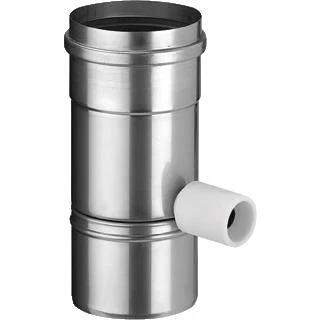 Afbeelding van Burgerhout rvs condensopvang horz./vert. Ø 80 mm enkelw.