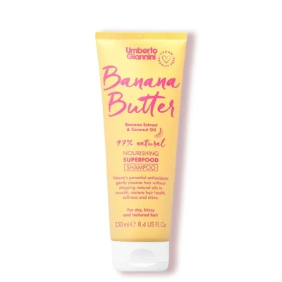 Afbeelding van Umberto Giannini Banana Butter Nourishing Superfood Shampoo