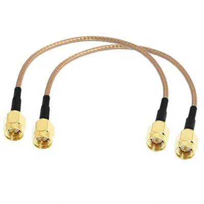 Afbeelding van TengKo 2 stuks SMA stekker naar verlengkabel RG316 antennekabel voor WiFi draadloze Pigtail Jumper Low Loss Patch lood SDR apparaten Baofeng FPV FCC emissietesten