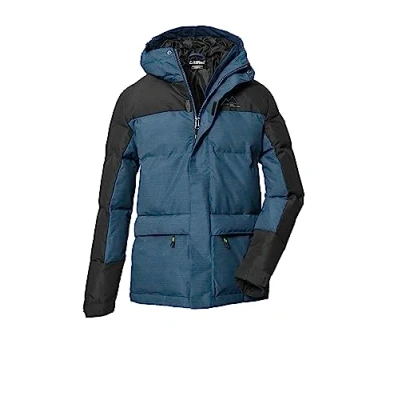 Afbeelding van killtec Jongens Gewatteerde jas met capuchon/winterjas is waterafstotend KOW 156 BYS QLTD JCKT, dark ocean, 128, 40912 000