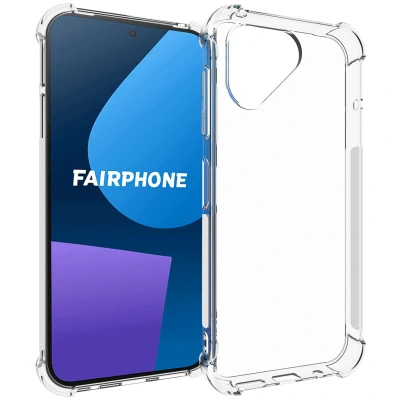 Afbeelding van Fairphone 5 Hoesje Siliconen en TPU (zacht) iMoshion Softcase/Backcover Transparant Telefoonhoesje