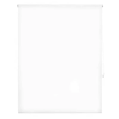 Afbeelding van INTERBLIND premium rolgordijn, lichtdoorlatend, glad, 140 x 175 cm (breedte hoogte), stofmaat 137 170 cm, wit, rolgordijn