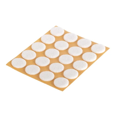 Afbeelding van Fix o moll viltgl rond 17mm wit