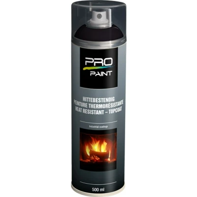 Afbeelding van Pro paint hittebestendig 500 ml, zwart