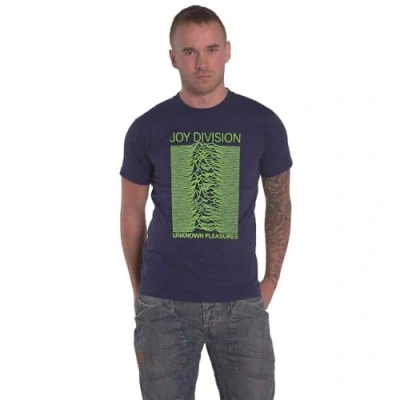 Afbeelding van Joy Division Unknown Pleasures FP Heren T shirt L Blauw