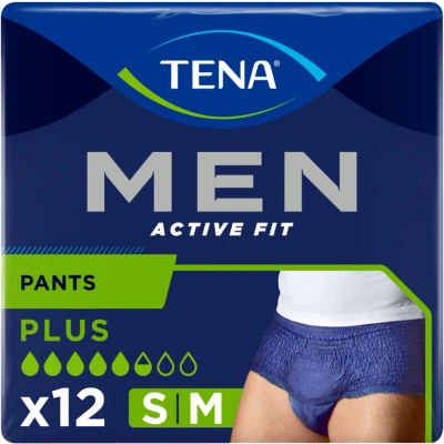 Afbeelding van 4x TENA Men Active Fit Plus Small Medium 12 stuks
