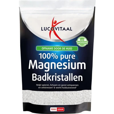 Afbeelding van 3x Lucovitaal Magnesium Badkristallen 1 kg