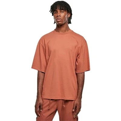 Afbeelding van Urban Classics Sleeve Tshirt basic, Heren, Maat: Large, Terracotta