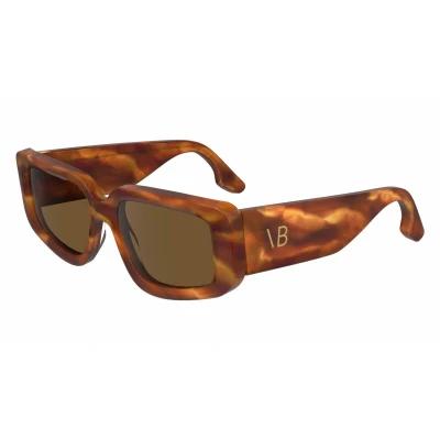 Afbeelding van Victoria Beckham Donna VB670S 223 Occhiali da sole Acetato Havana Squadrata Normale
