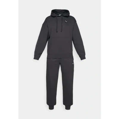 Afbeelding van Puma Loungewear SUIT Comfort SET Trainingsbroek, Dames, Maat: Large, Black