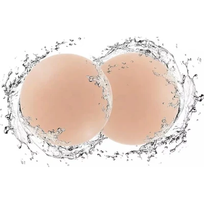 Afbeelding van Nipple covers Tepel stickers cover set van 2 paar Herbruikbaar Siliconen Zelfklevend Tepelbedekker patch beschermer