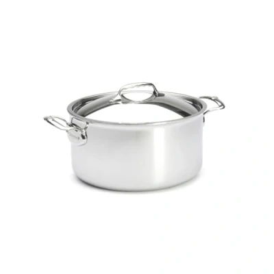 Afbeelding van De Buyer Affinity kookpan grijs deksel Ø 28 cm