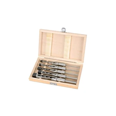 Afbeelding van Draper 40406 holle vierkante insteekbeitel en bitset, 5 stuks, blauw