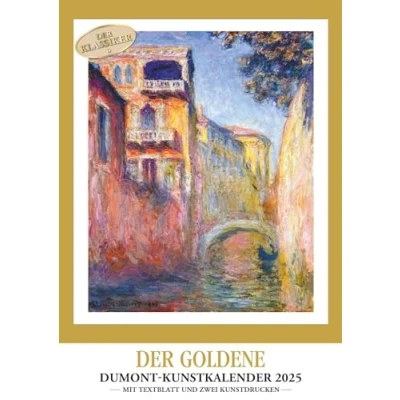 Afbeelding van Kunstkalender 2025 Der Goldene DUMONT Wandkalender Hochformat A3 29,7 x 42 cm