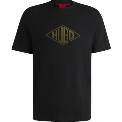 Afbeelding van HUGO Dalendi Tshirt print, Heren, Maat: Small, Black