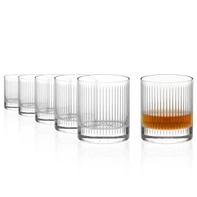 Afbeelding van Stölzle Lausitz Soho Whiskyglazen, 6 delige set, modern whiskyglas, 320 ml, elegante whiskyglazen van hoogwaardig kristalglas/whiskyglazen, vaatwasmachinebestendig