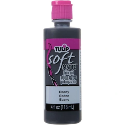 Afbeelding van I Love To Create Tulp Soft Fabric Paint 4oz Matte Ebbenhout, Andere, Veelkleurig, 6,14 x 7 15,2 cm