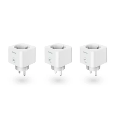 Afbeelding van Hama wifi stopcontact, 3 stuks (Smart stopcontact met mat Smart Home, universeel, gestuurd app en spraakbediening, Home als timer, 3680 W)