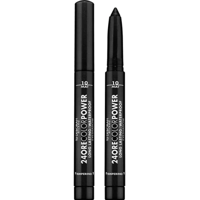 Afbeelding van Deborah milano 24Ore Color Eyeshadow Stick 10 Mat Black Oogschaduw Beautytasting
