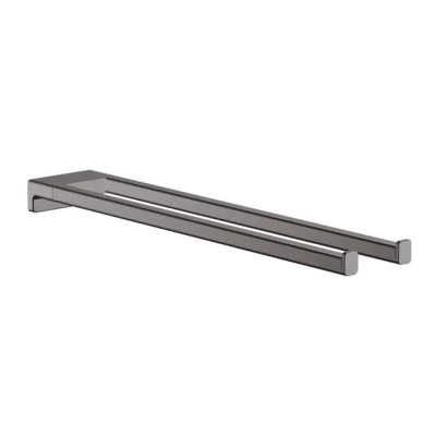 Afbeelding van Hansgrohe AddStoris handdoekhouder 2 lids Brushed Black