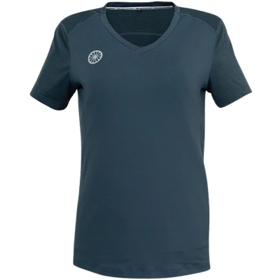 Afbeelding van Goa Dry Touch Tennisshirt Dames Storm Blue 200 XS Blauw
